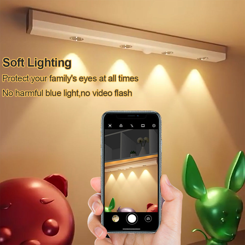 Rechargeable Dimmable LED Motion Sensor Cabinet Light for Closet view 8
