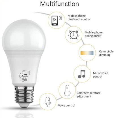 Bluetooth Smart LED Bulb for Home Lighting and Bedroom Lamps view 3