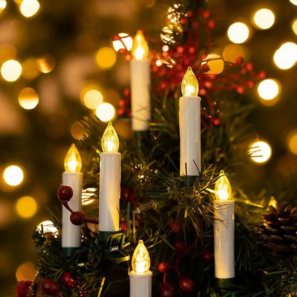 Flameless Taper LED Candles for Home Table Mantel and Party Decor view 6