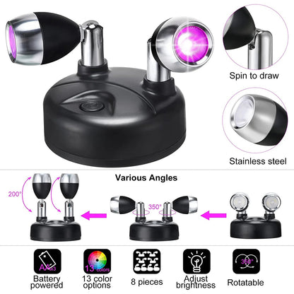 RGB Wireless Spotlight for Accent Lighting Shelves and Displays view 5