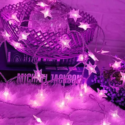 LED Star String Lights 6M to 25LEDs for Bedroom and Party Decor view 7