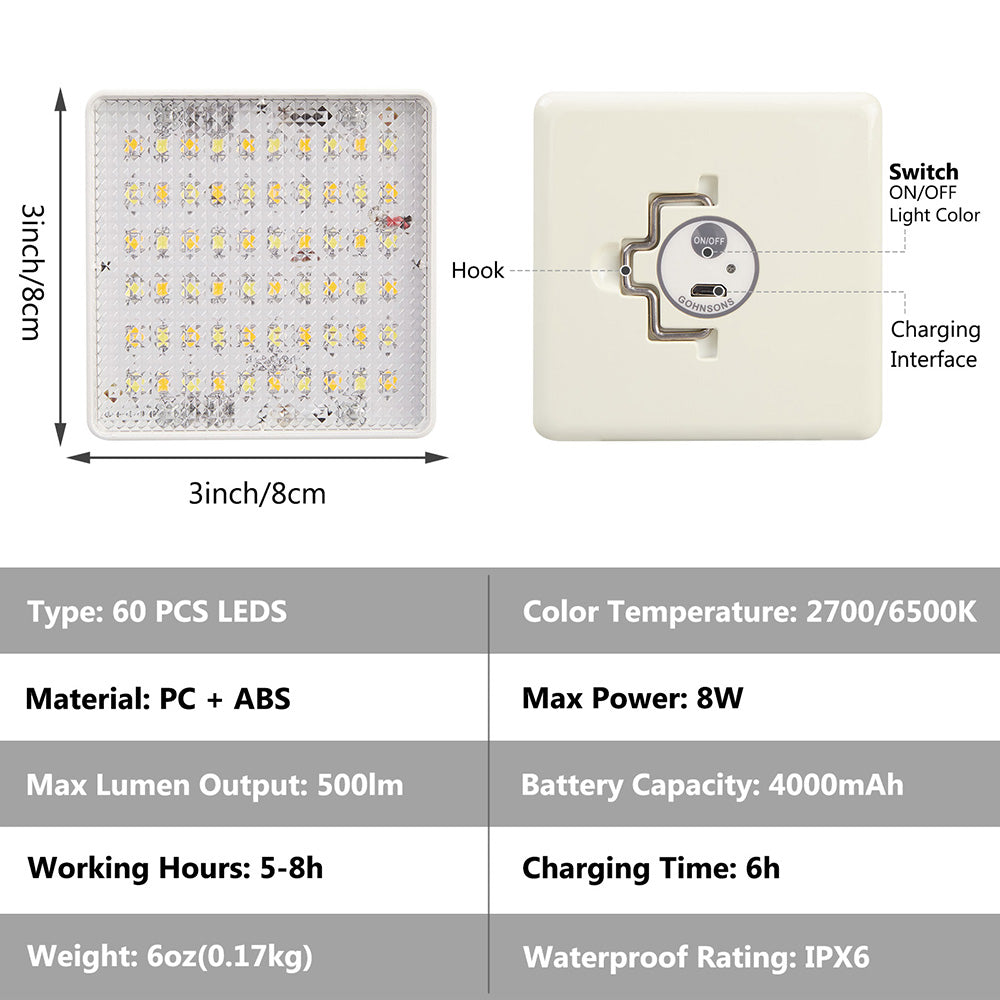 LED Camping Lantern Rechargeable Portable Tent Light for Camping view 4