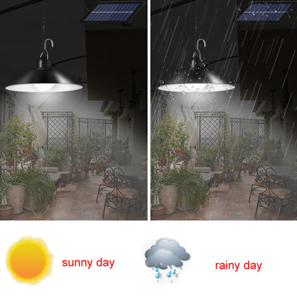 Waterproof Solar Vintage Pendant Lights for Garden Yard and Patio view 6