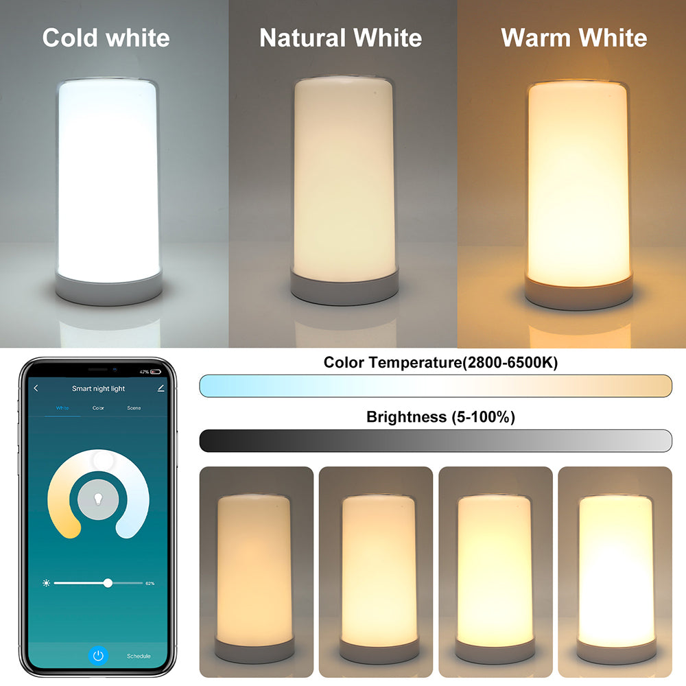 Smart Night Light Lamp for Bedroom Hallway Bathroom and Nursery view 5