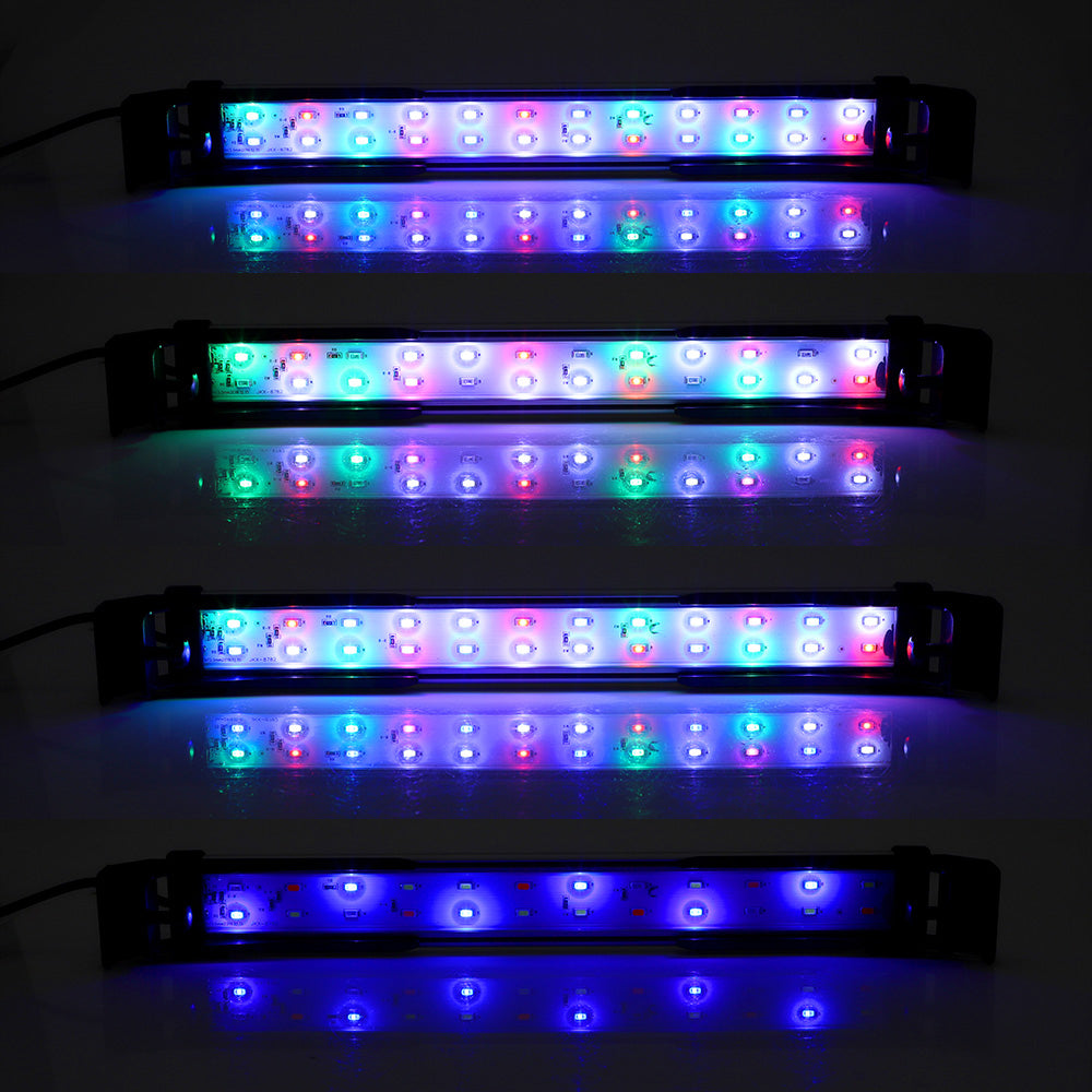 Double Row LED Fish Tank Plant Light with Adjustable Color Timer view 4