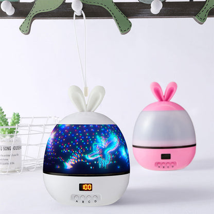 LED Stars Projector Night Lights Multicolor Rotating Lamp for Bedroom view 8