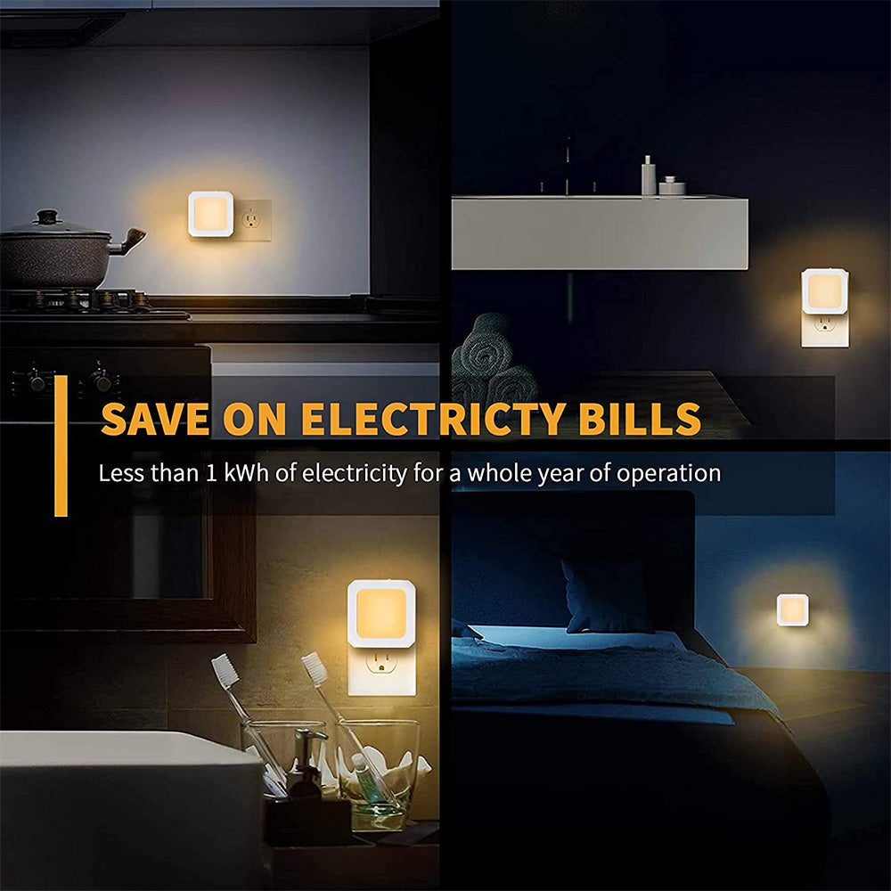 Plug in Dimmable LED Night Light Lamp for Bedroom Hallway and Bathroom view 4