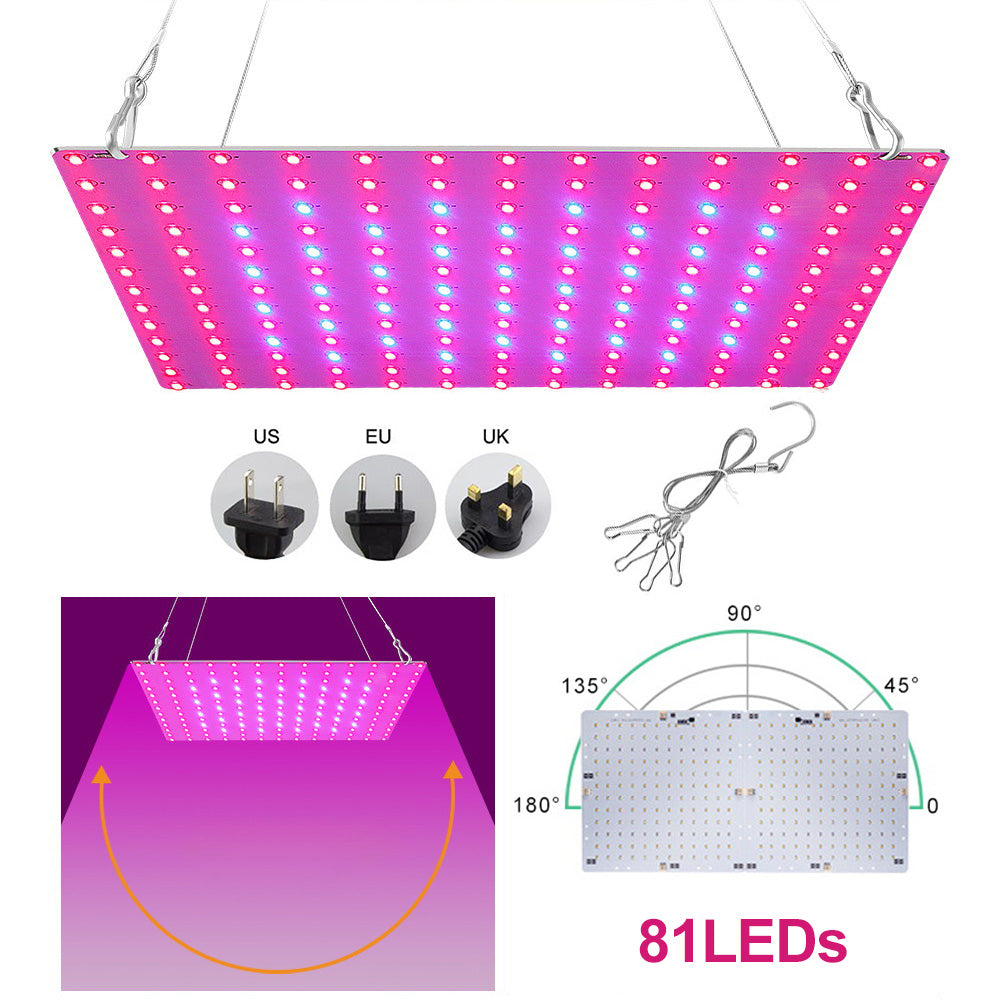 LED Grow Light Full Spectrum Red Blue Light 81 to 312LEDs 25W to 80W view 12