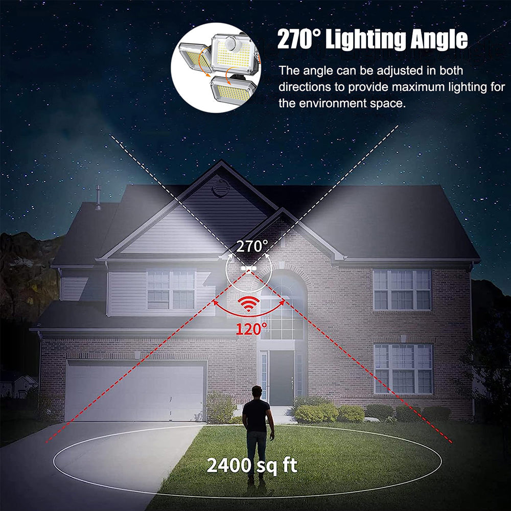 Waterproof Motion Sensor Solar Outdoor Lights for Garden and Patio view 5