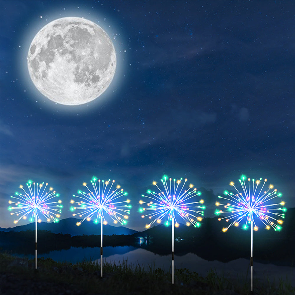 LED DIY Firework Solar Lights for Garden Yard and Patio Decor view 6