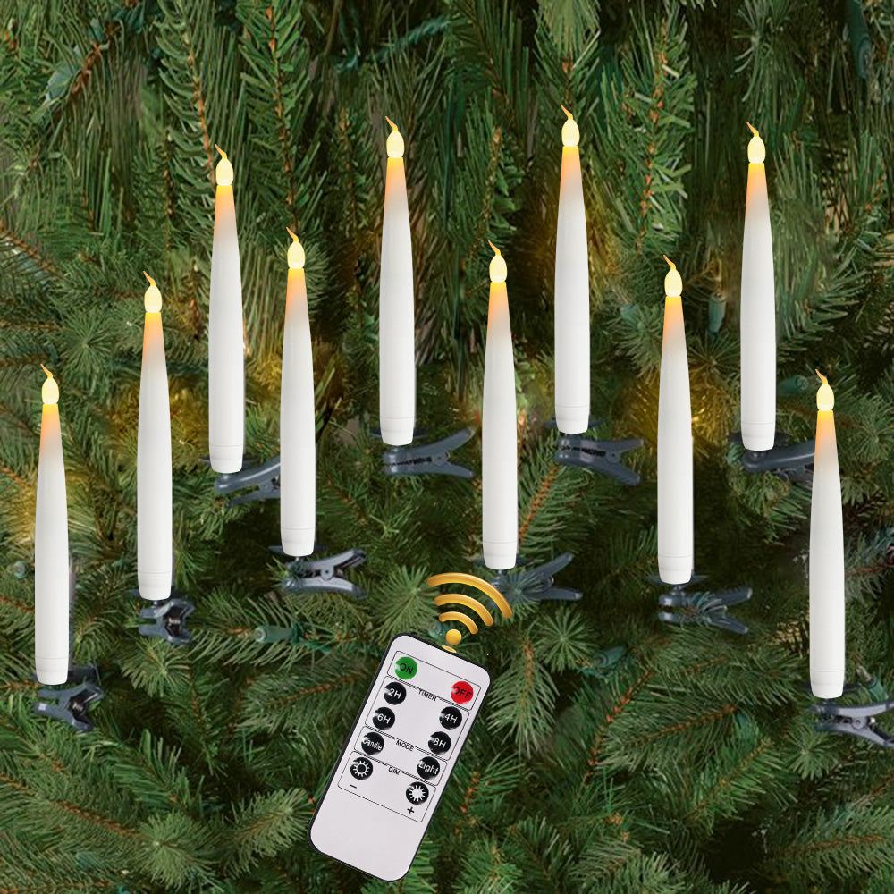 LED Dripless Floating Flickering Candles for Home and Party Decor view 4
