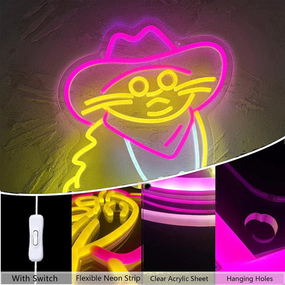 LED Neon Sign Light for Bedroom Bar Shop and Wall Decor Display view 5