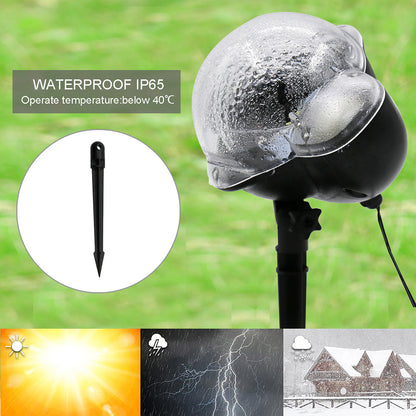 Waterproof LED Dynamic Moving Snowing Projector Light for Room Decor view 6