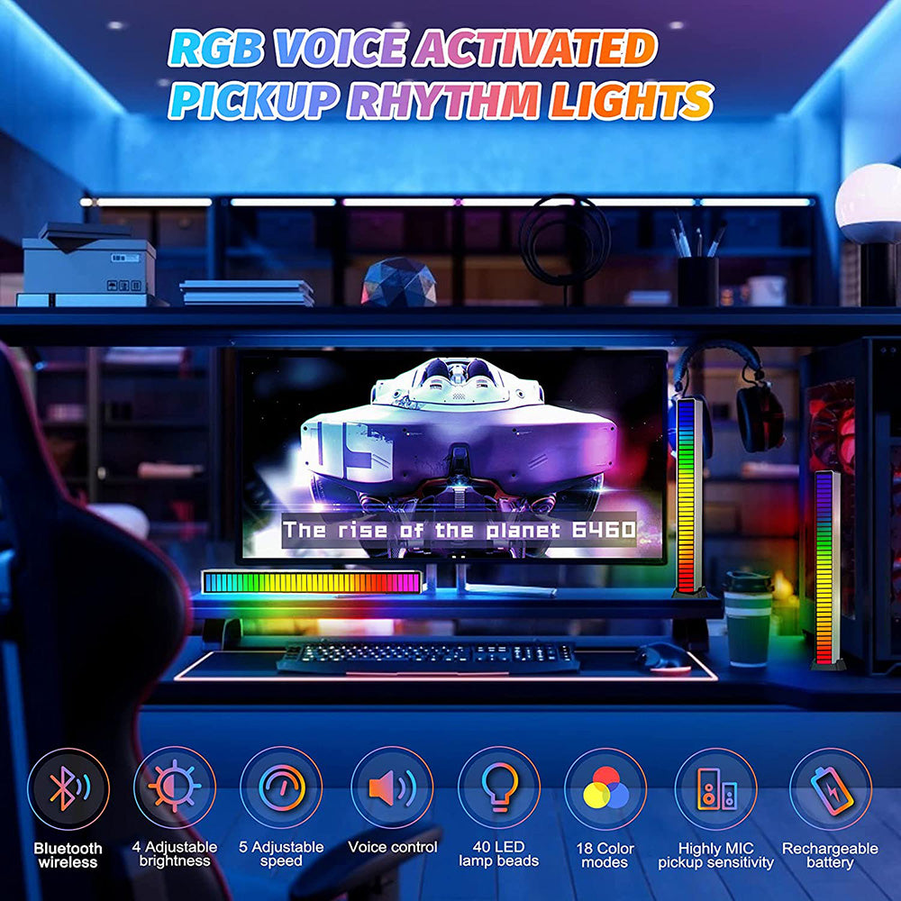 40 LED RGB Atmosphere Strip Light for Bedroom TV and Room Decor view 4