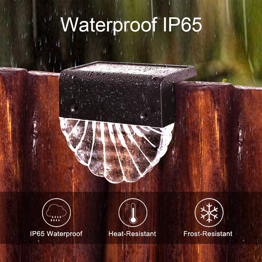 Waterproof LED Solar Step Lights Waterproof for Garden Yard and Patio view 6