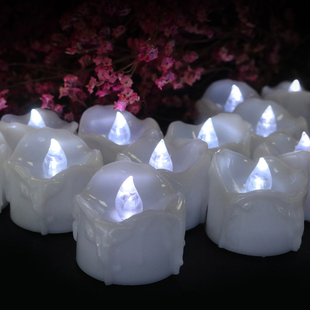 Flameless Flickering LED Tea Lights for Home Table and Party Decor view 10