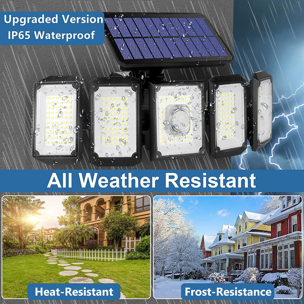Outdoor Motion Sensor Solar Lights with Remote Control for Garden Yard view 3