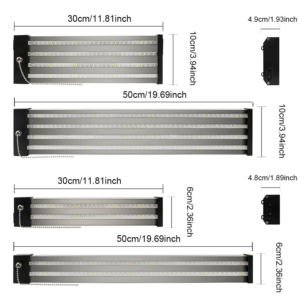Connectable LED Grow Light Bars Full Spectrum for Indoor Plants view 5