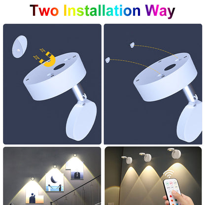 Wireless RGB Remote Control Spotlight for Accent Lighting and Decor view 5