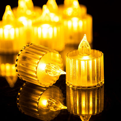 Flameless Crystal Acrylic Candle Lights for Home Table and Party Decor view 5