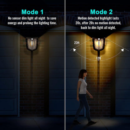 Solar Outdoor Motion Sensor Lights for Garden Yard and Patio view 5