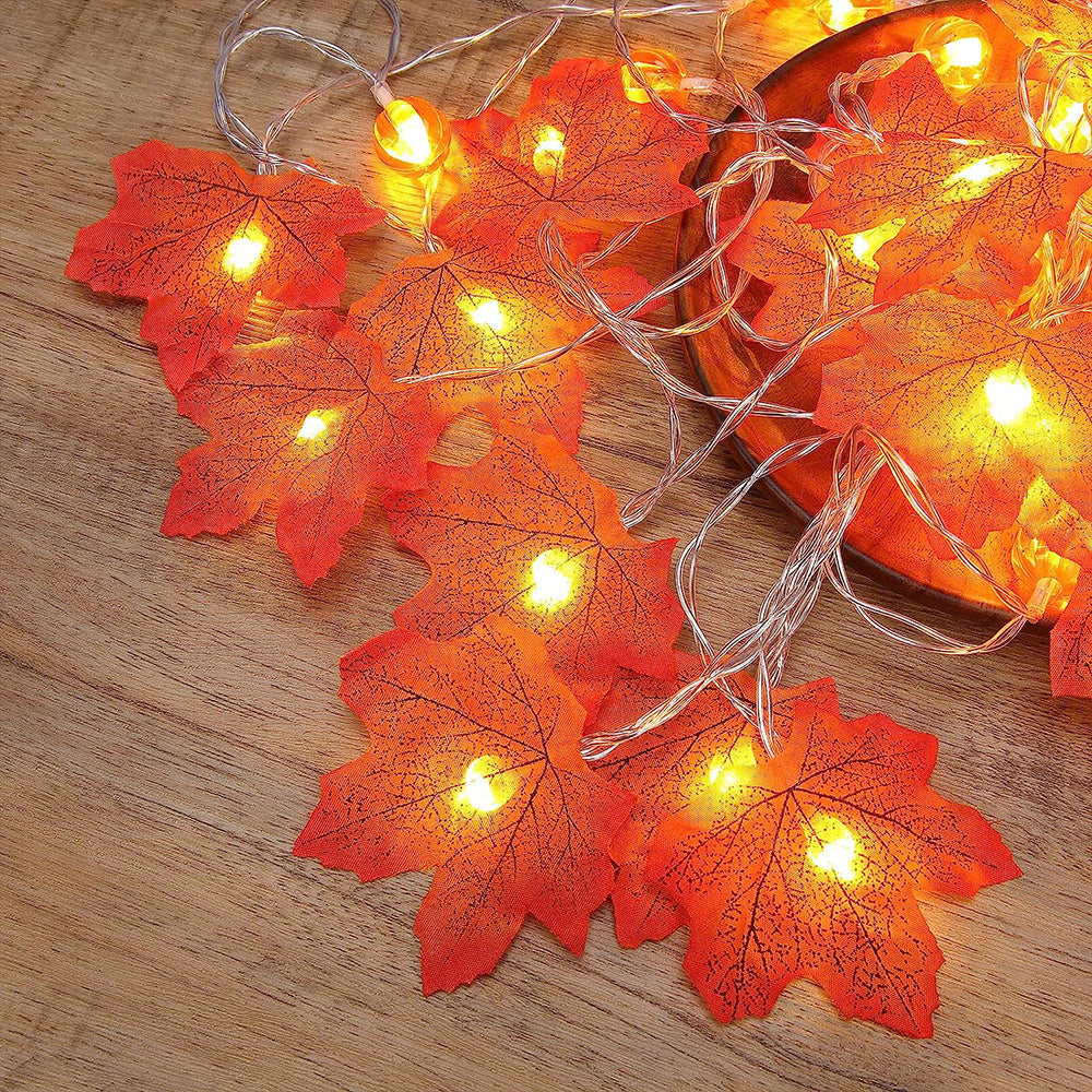 Fall Garland String Lights for Bedroom Party and Wedding Decor view 5