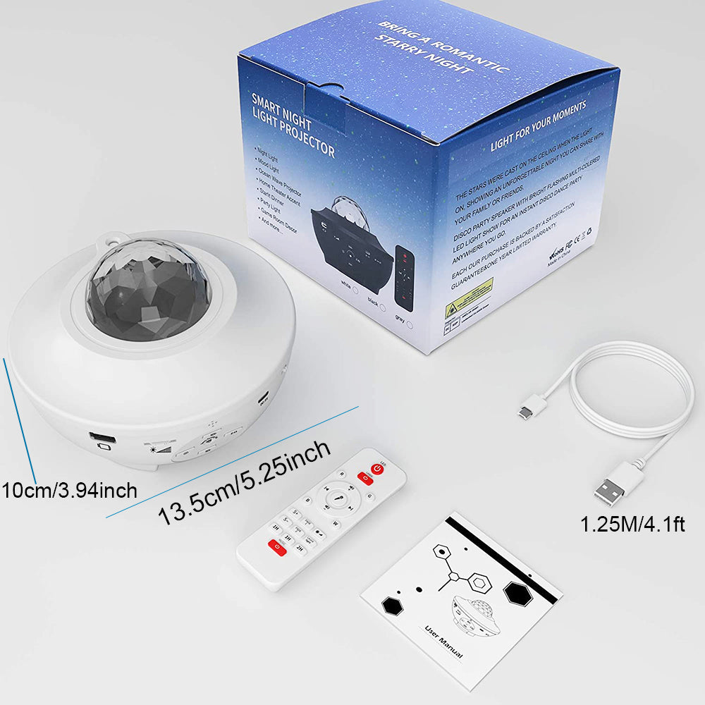 LED Star Night Light Bluetooth Music Player Lamp for Bedroom view 5