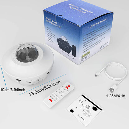 LED Star Night Light Bluetooth Music Player Lamp for Bedroom view 5