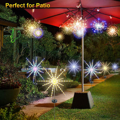 Solar Firework Meteor Lights for Garden Yard and Patio Decor view 5