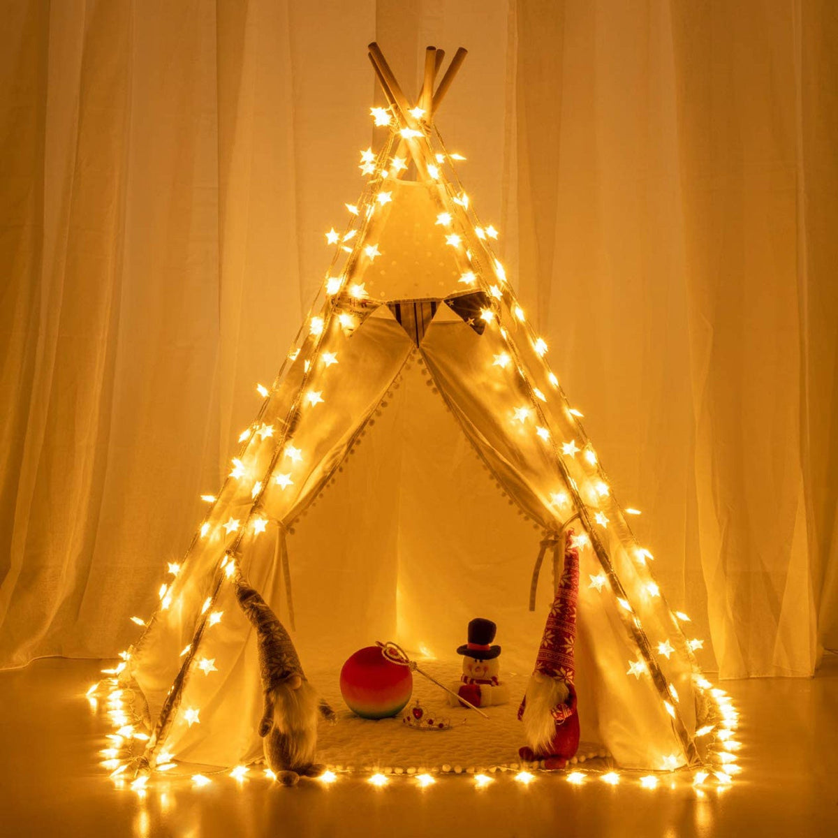 LED Star String Lights 8 Modes 3M to 6M for Bedroom and Party Decor view 2