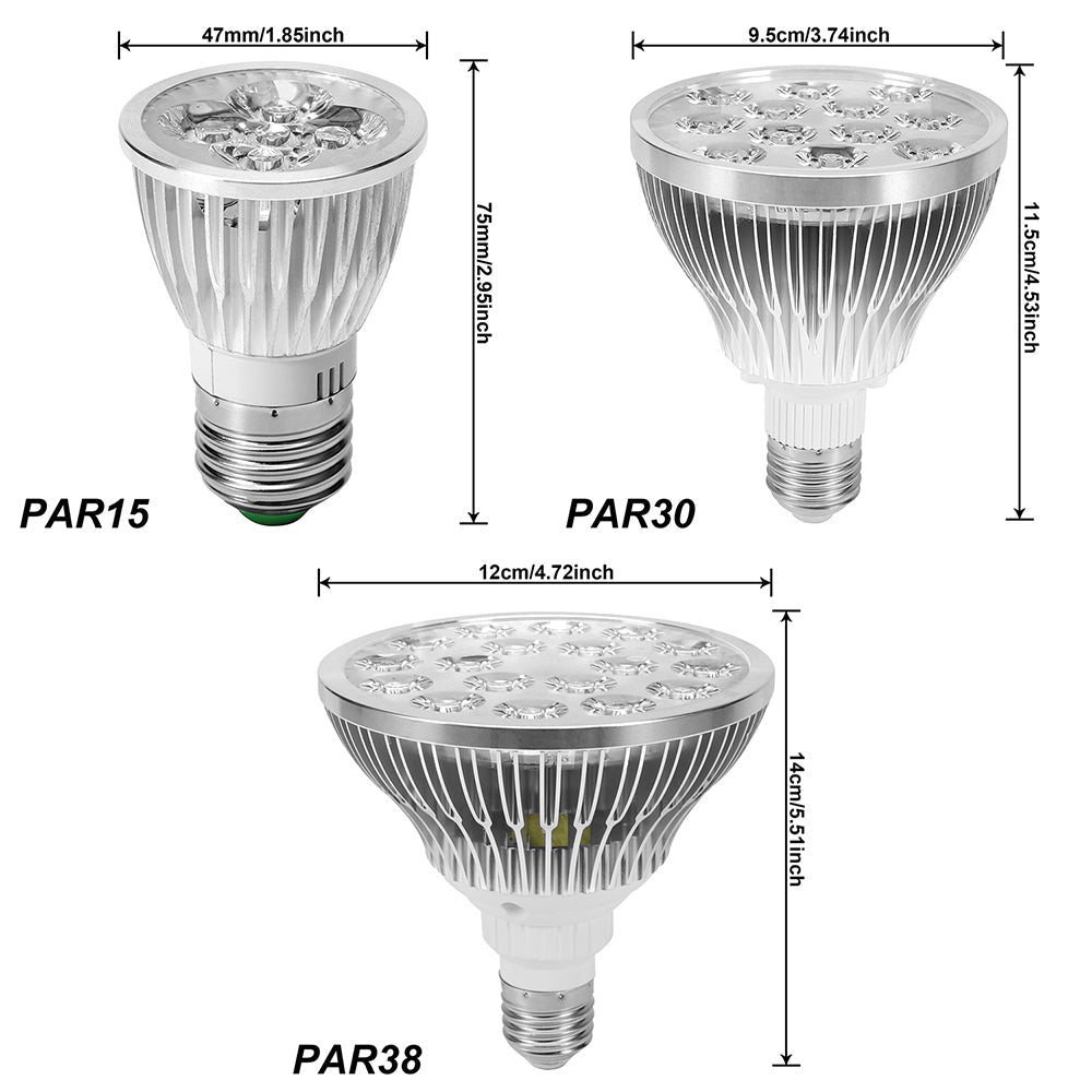 5W to 18W High Brightness Full Spectrum LED Grow Light Bulb for Herbs view 9
