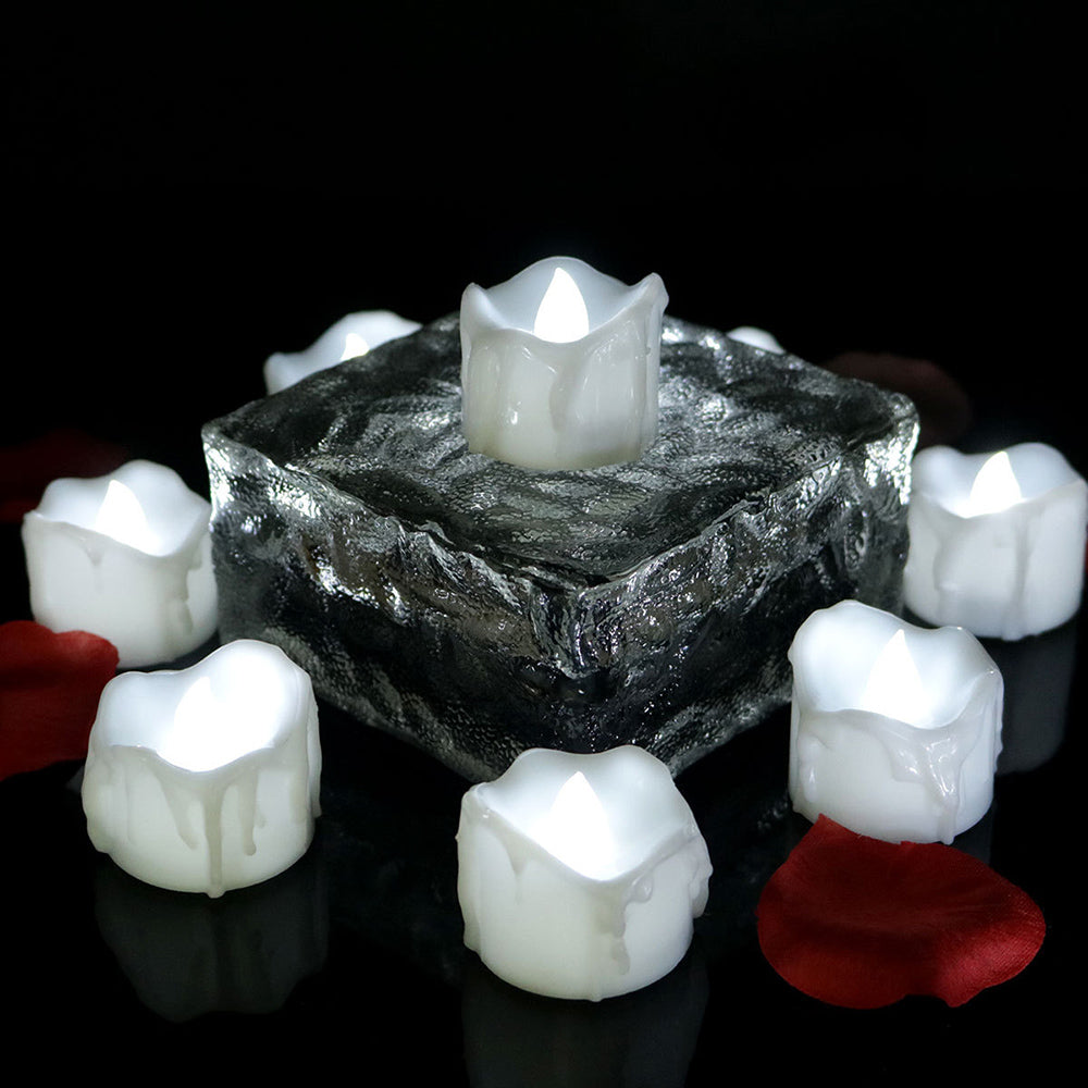 Flameless Flickering LED Tea Lights for Home Table and Party Decor view 4
