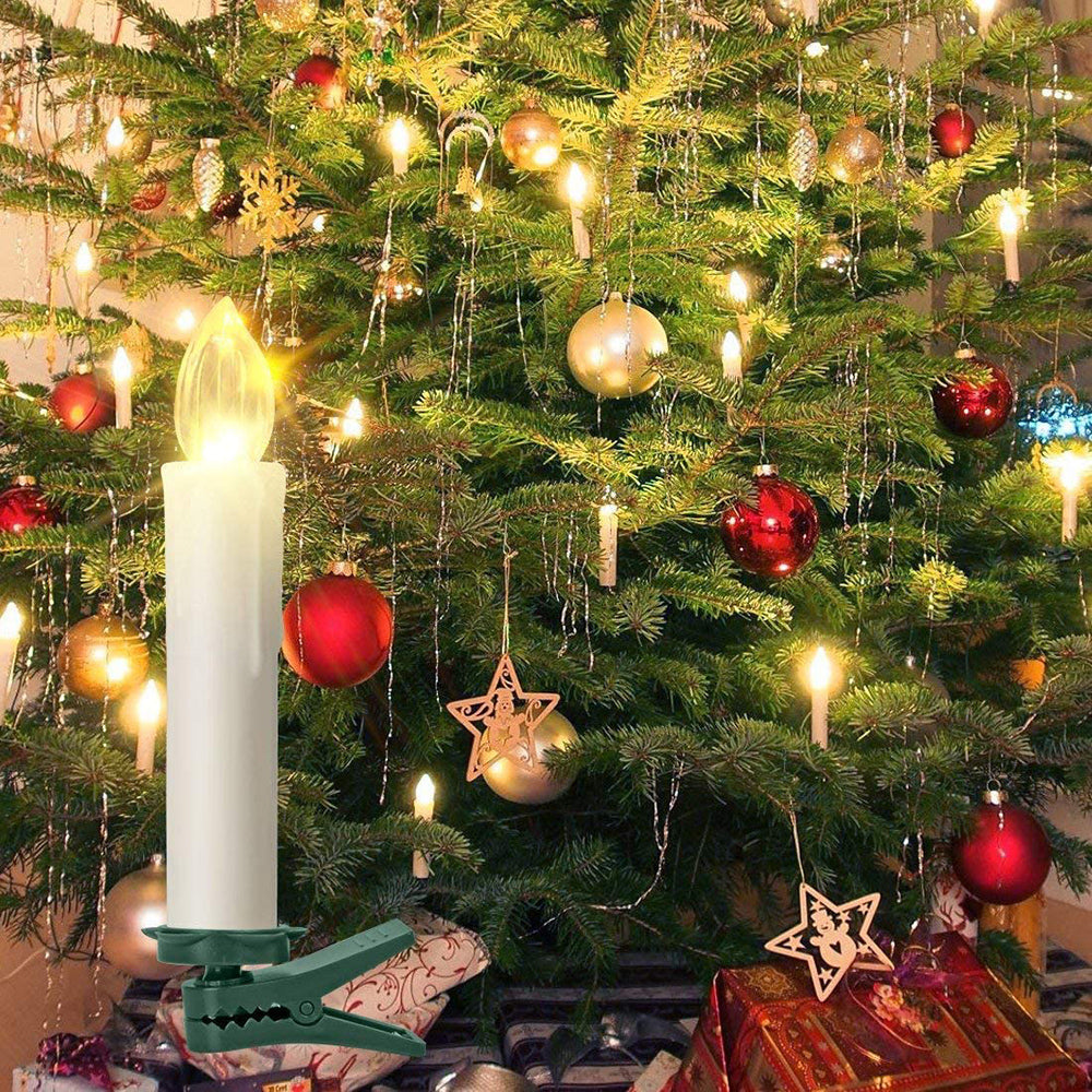 Flameless Taper LED Candles for Home Table Mantel and Party Decor view 7
