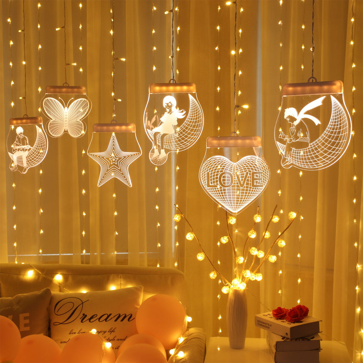LED String Lights for Bedroom Party Wedding and Holiday Decor view 6