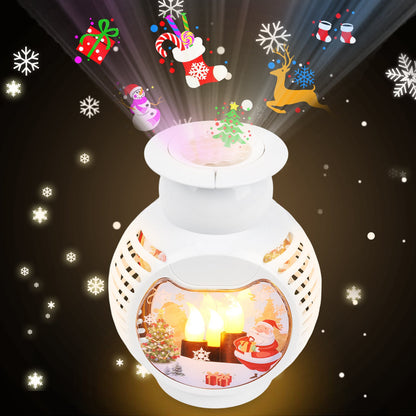 Christmas Snow Globe Lantern for Home Garden and Patio Decor view 6