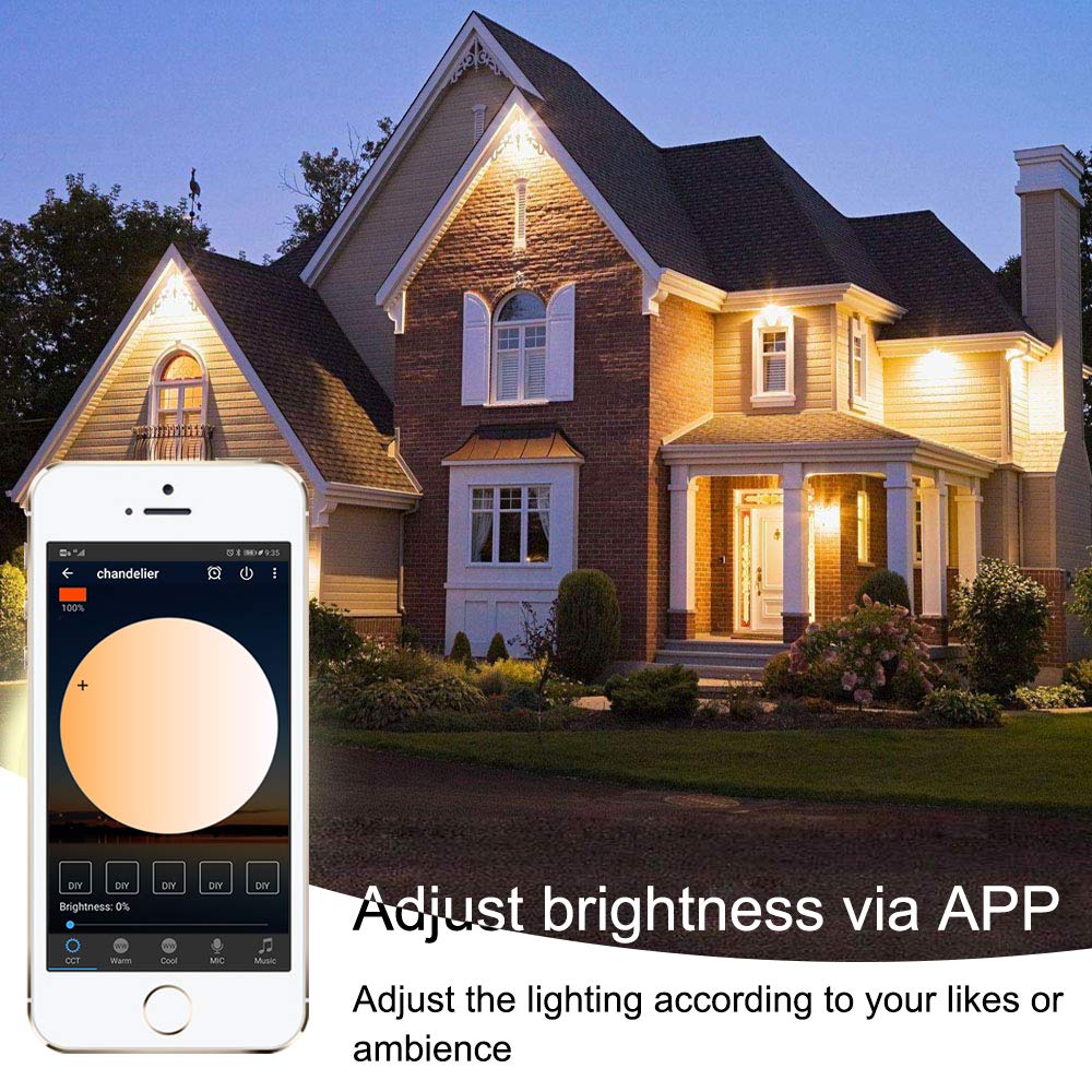 E12 E14 Bluetooth Smart LED Chandelier Candle Light Bulb for Home view 3