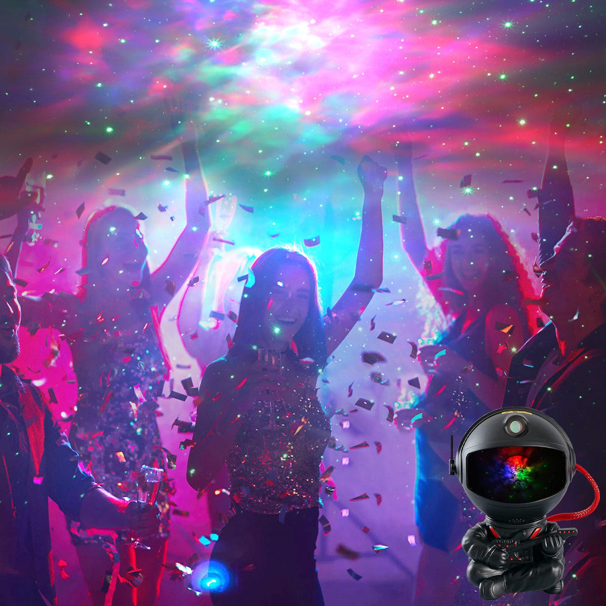 Galaxy Projector Star Night Light for Bedroom Ceiling and Room Decor view 6