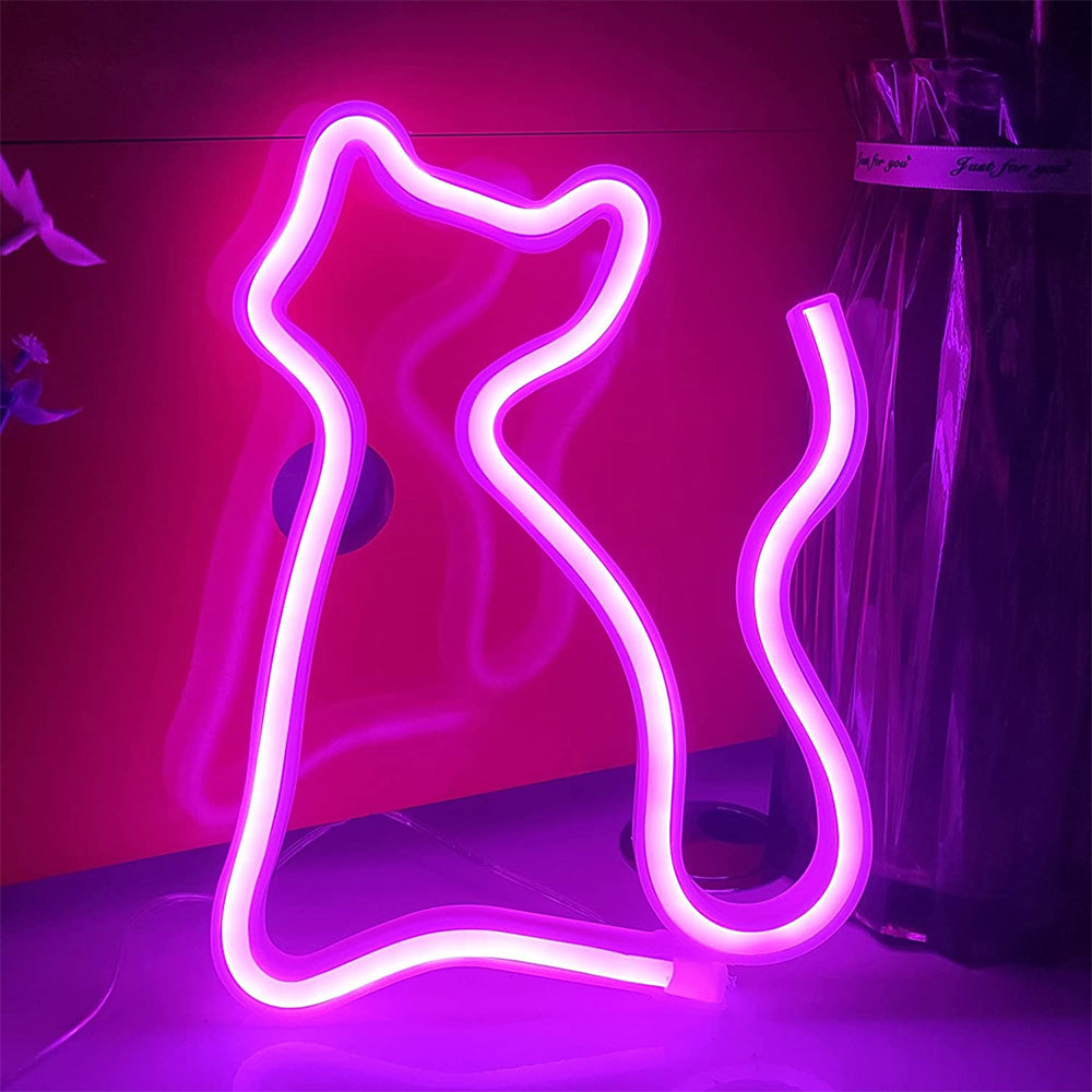 LED Neon Sign Lights for Bedroom Bar Shop and Wall Decor Display view 6