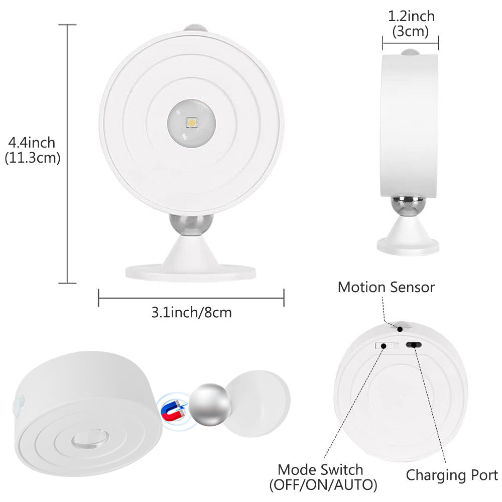 LED Sconce Magnetic Wall Lamp for Bedroom Hallway and Living Room view 6