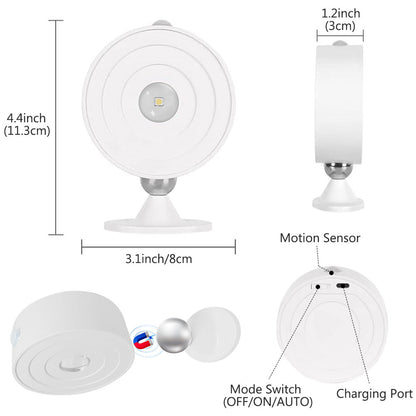 LED Sconce Magnetic Wall Lamp for Bedroom Hallway and Living Room view 6