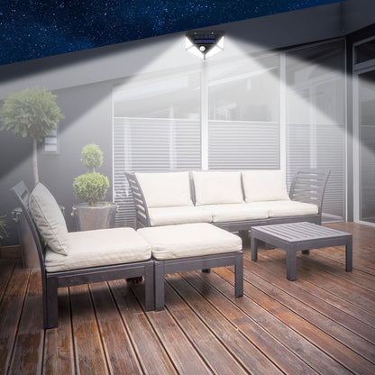 Outdoor 128 LEDs Solar Motion Sensor Lights for Garden Yard and Patio view 12
