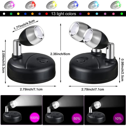 RGB Wireless Spotlight for Accent Lighting Shelves and Displays view 6