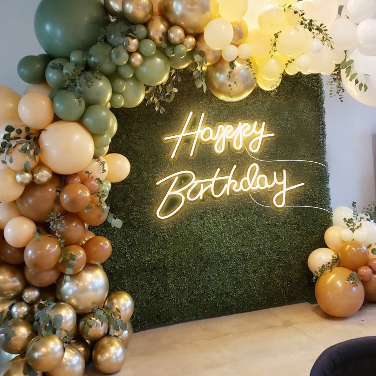 Happy Birthday LED Neon Sign Large Size for Bedroom Bar and Wall Decor view 5