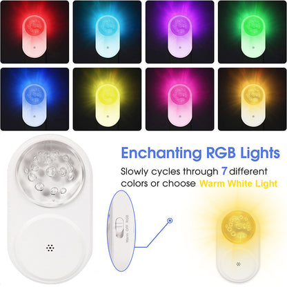 LED Night Light Plug into Wall Lamp for Bedroom Hallway and Bathroom view 3
