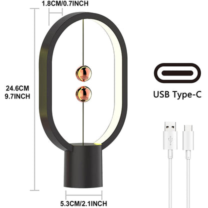 Heng Balance Light USB Powered LED Table Lamp for Bedroom and Desk view 8