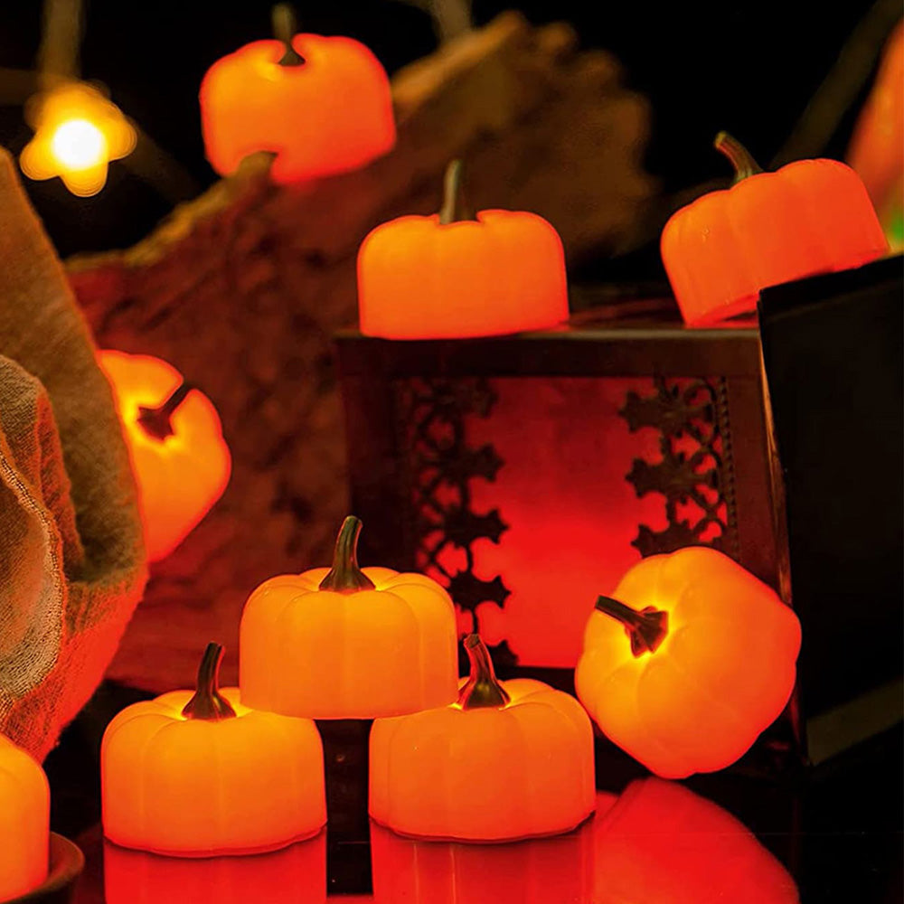 LED Pumpkin Lights Jack O Lantern for Halloween Home and Porch Decor view 6
