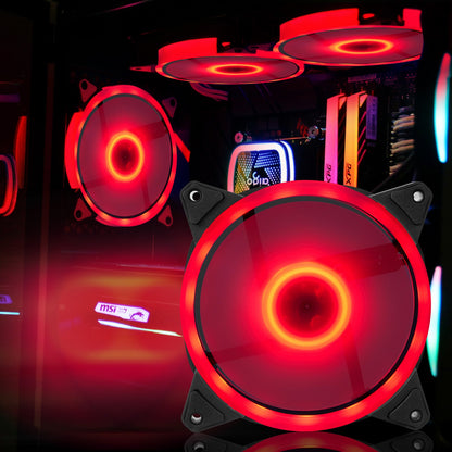 LED Computer Cooling Fan Double Light Ring for Gaming PC Cases view 6