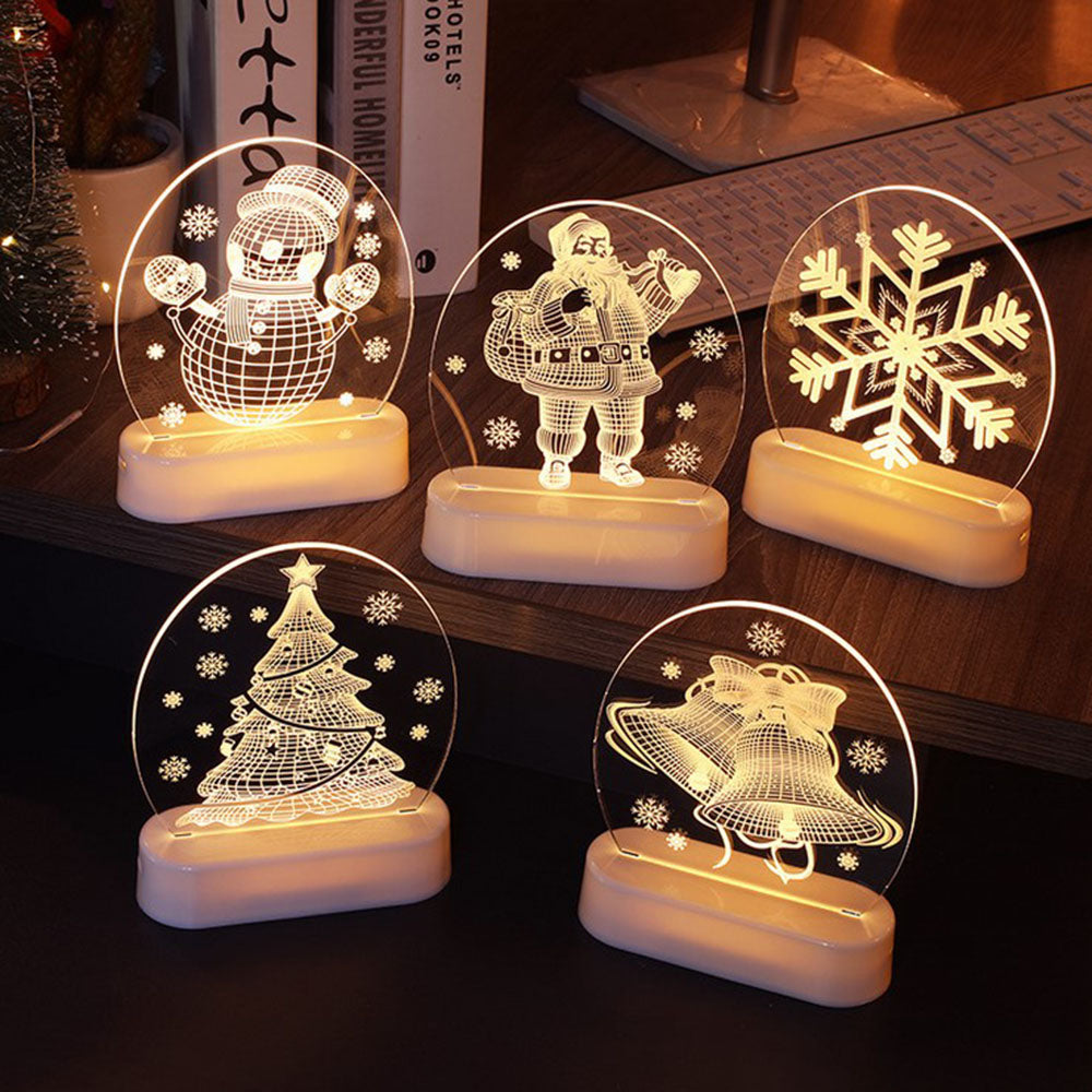 3D Illusion Night Lights Lamp for Bedroom Hallway and Bathroom view 6