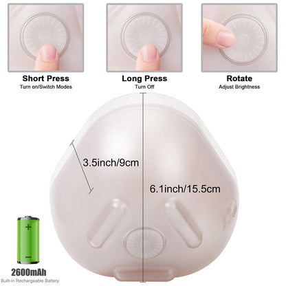 LED Smart Light Table Lamp for Bedroom Nightstand and Desk Decor view 8