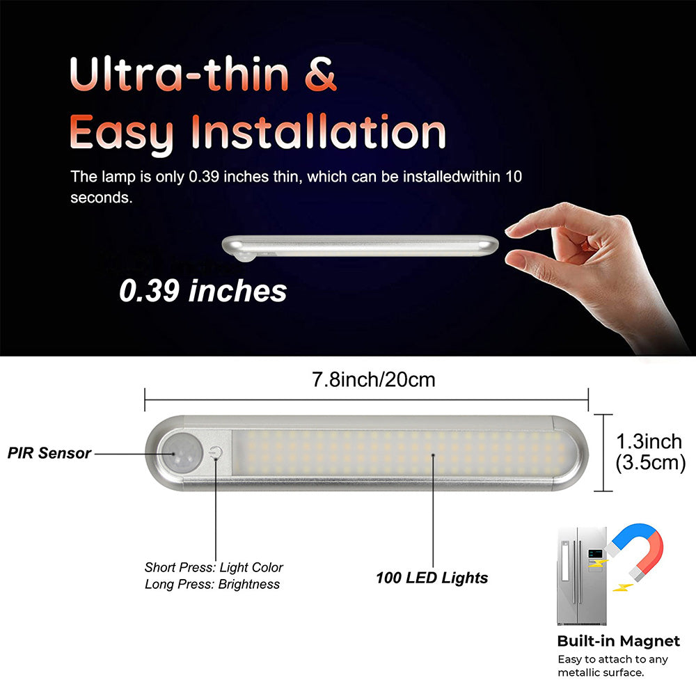 Super Bright Rechargeable LED Closet Light for Bedroom Decor view 6